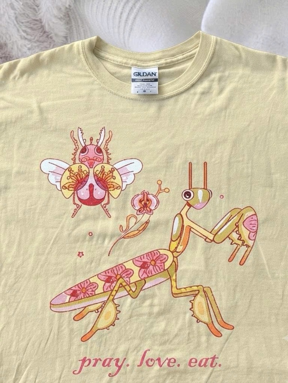 Praying Mantis Bug Graphic Tee Graphic Gildan Tshirt